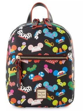 Dooney & Bourke Mickey Ear Print Mini Backpack New With Tags & Registration Card